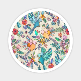 Whimsical Summer Flight Magnet